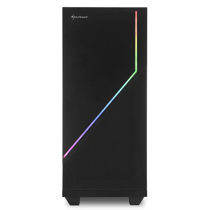 Sharkoon RGB Flow ARGB USB 3.0 Temperli Cam ATX Mid-Tower Gaming Kasa