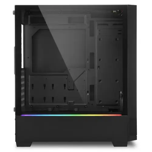 Sharkoon RGB Flow ARGB USB 3.0 Temperli Cam ATX Mid-Tower Gaming Kasa