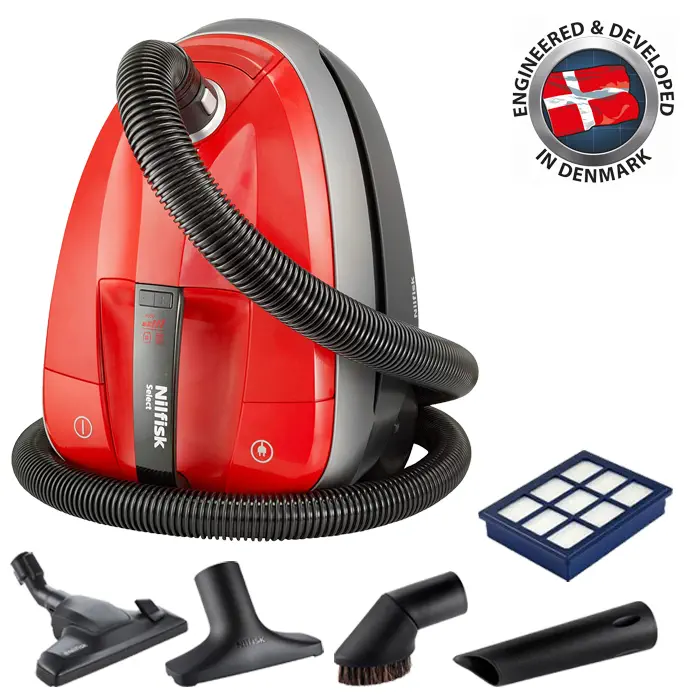 Nilfisk RCO13P08A1 650W Toz Torbalı Kırmızı Elektrikli Süpürge