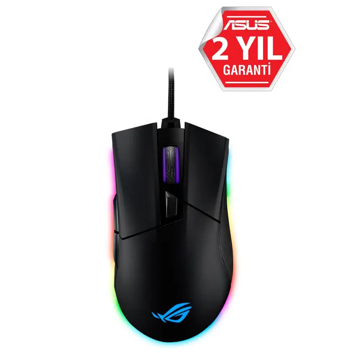 Asus ROG Gladius II Origin 12000DPI 6 Tuş Optik RGB Kablolu Gaming (Oyuncu) Mouse