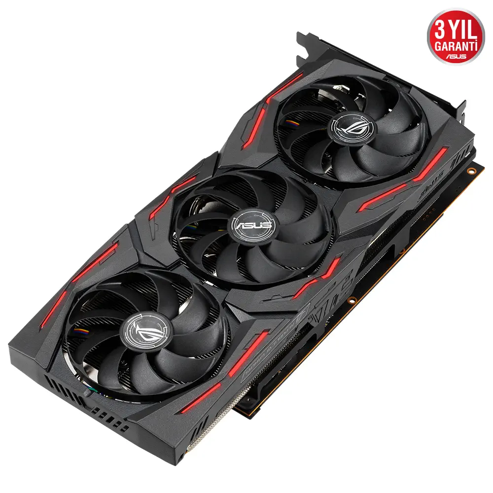 Asus Rog Strix-RX5600XT-O6G-Gaming AMD Radeon RX 5600 XT 6GB GDDR6 192Bit Gaming Ekran Kartı