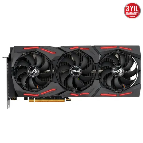 Asus Rog Strix-RX5600XT-O6G-Gaming AMD Radeon RX 5600 XT 6GB GDDR6 192Bit Gaming Ekran Kartı