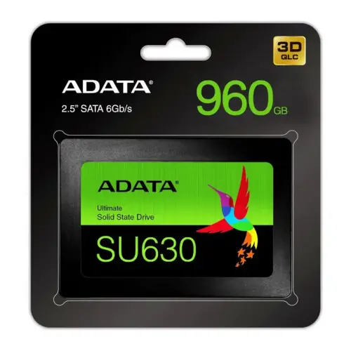 ADATA SU630 ASU630SS-960GQ-R 960GB 520/450 MB/s SATA3 2.5″ SSD Disk