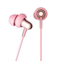 1MORE E1025 3.5mm Çift Dinamik Sürücü Gül Pembe Kulaklık - 1MORE Türkiye Garantili