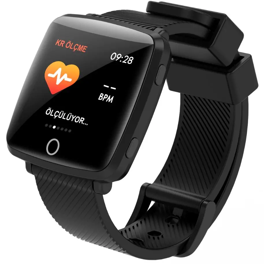 Lenovo HW25P Adımsayar Suya Dayanıklı Siyah Akıllı Saat - Lenovo Life Türkiye Garantili