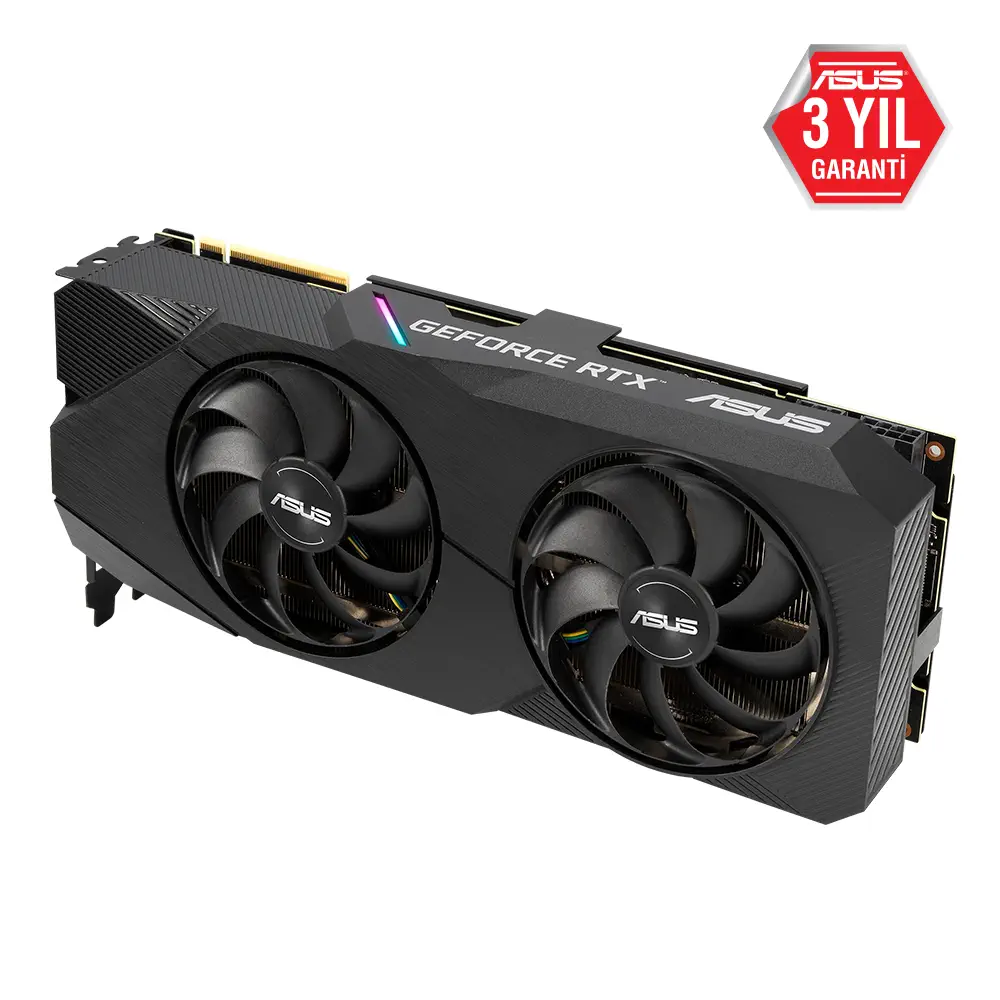 Asus DUAL-RTX2070S-8G-EVO GeForce RTX 2070 Super 8GB GDDR6 256Bit DX12 Gaming (Oyuncu) Ekran Kartı