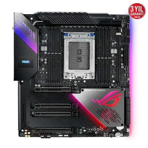 Asus ROG Zenith II Extreme AMD TRX40 Soket sTRX4 DDR4 4733(OC)Mhz E-ATX Gaming (Oyuncu) Anakart