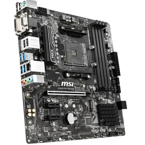 MSI B450M PRO-VDH MAX AMD B450 Soket AM4 DDR4 3866(OC)MHz m-ATX Gaming (Oyuncu) Anakart