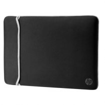 HP 14" Neopren Ters Çevrilebilir Siyah Gümüş Kılıf - 2UF61AA