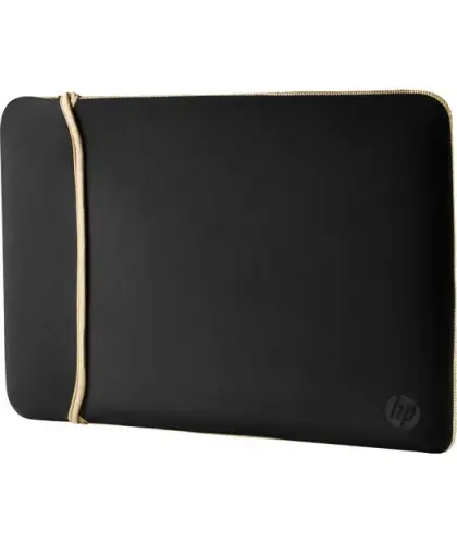 HP 14″ Neopren Ters Çevrilebilir Siyah Gold Kılıf - 2UF59AA