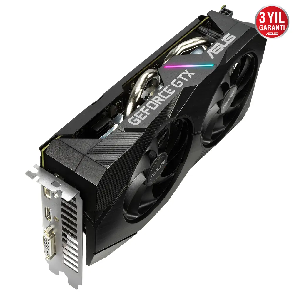 Asus DUAL-GTX1660S-6G-EVO GeForce GTX 1660 Super 6GB GDDR6 192Bit Ekran Kartı