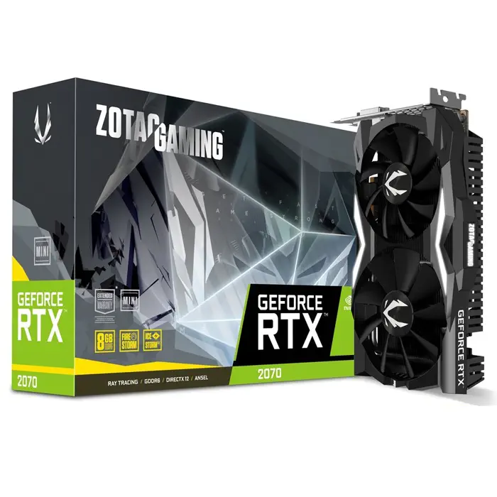 Zotac Gaming GeForce RTX 2070 Mini ZT-T20700E-10P 8GB GDDR6 256Bit DX12 Gaming Ekran Kartı