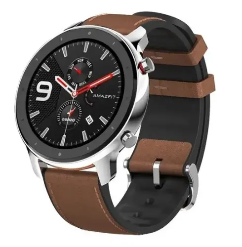 Amazfit GTR 47mm Amoled Retina Ekran 5 ATM Suya Dayanıklı Akıllı Saat Aliminyum Paslanmaz Çelik Çerçeveli Gümüş - Xiaomi Türkiye Garantili