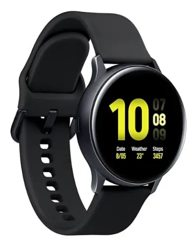 Samsung Galaxy Watch Active2 40mm Aluminyum Mat Siyah SM-R830NZKATUR Akıllı Saat - Distribütör Garantili