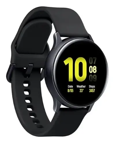 Samsung Galaxy Watch Active2 40mm Aluminyum Mat Siyah SM-R830NZKATUR Akıllı Saat - Distribütör Garantili