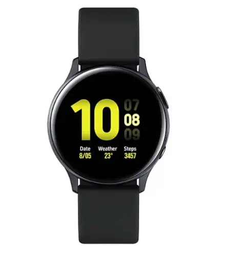 Samsung Galaxy Watch Active2 40mm Aluminyum Mat Siyah SM-R830NZKATUR Akıllı Saat - Distribütör Garantili