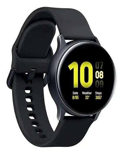 Samsung Galaxy Watch Active2 44mm Aluminyum Mat Siyah SM-R820NZKATUR Akıllı Saat - Distribütör Garantili