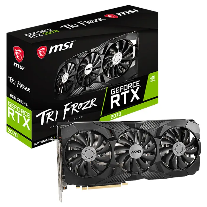 MSI GeForce RTX 2070 TRI FROZR 8GB GDDR6 256Bit DX12 Gaming Ekran Kartı