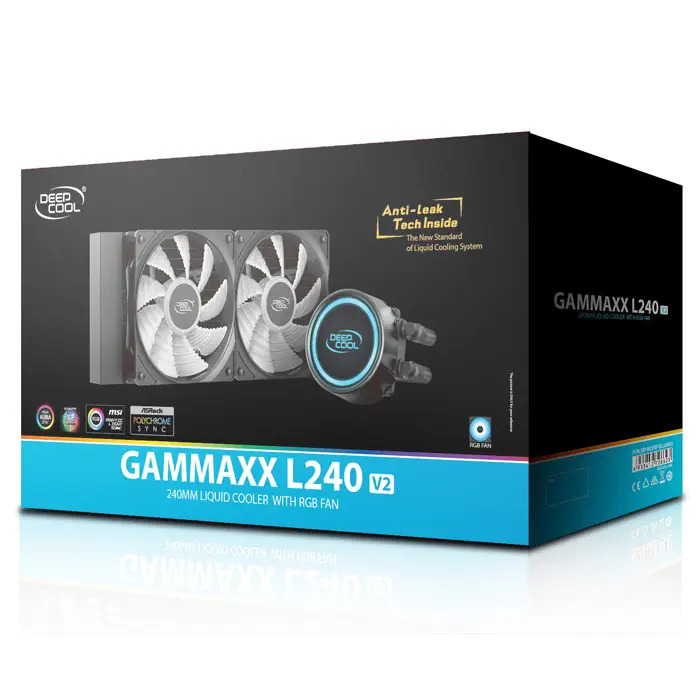 DEEPCOOL Gammaxx L240 V2 RGB 240mm Intel/AMD İşlemci Sıvı Soğutucu