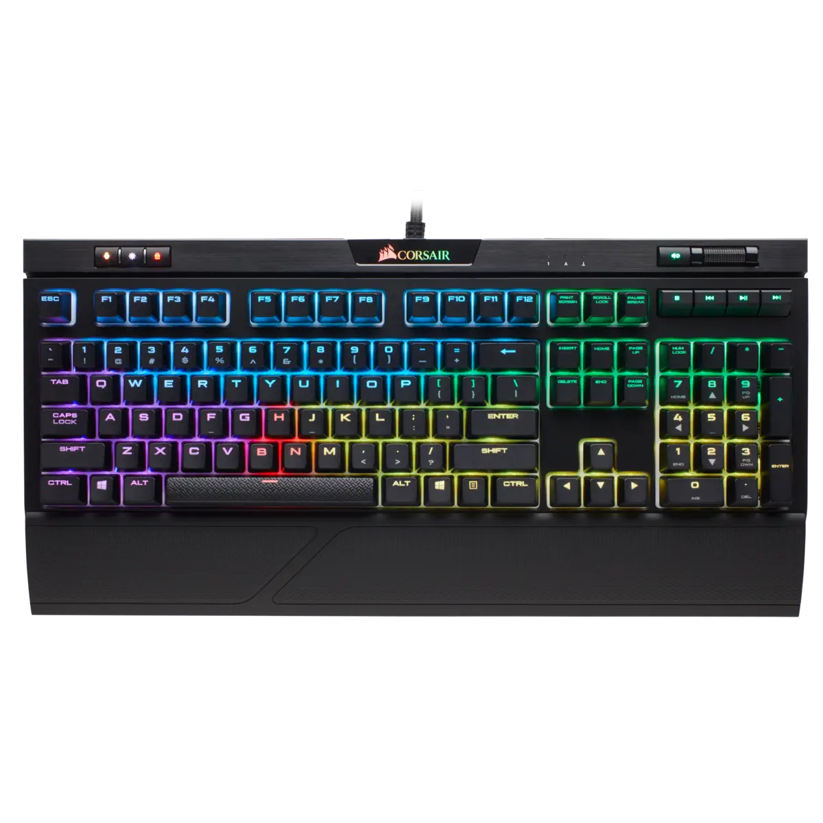 Corsair Strafe RGB MK.2 Cherry MX Silent RGB Mekanik Kablolu Gaming Klavye - CH-9104113-TR