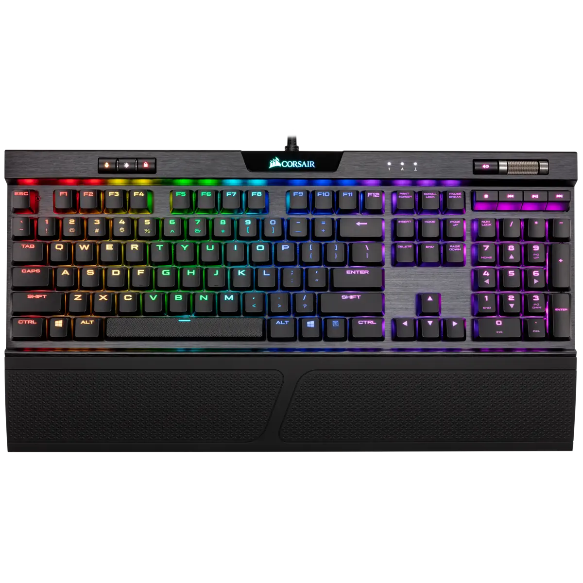 Corsair K70 RGB MK.2 RapidFire CH-9109018-TR Cherry MX Low Profile Speed TR Q Mekanik Kablolu Gaming Klavye