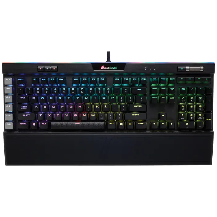 Corsair K95 RGB Platinum CH-9127012-TR Cherry MX Brown TR Q Mekanik Kablolu Siyah Gaming Klavye