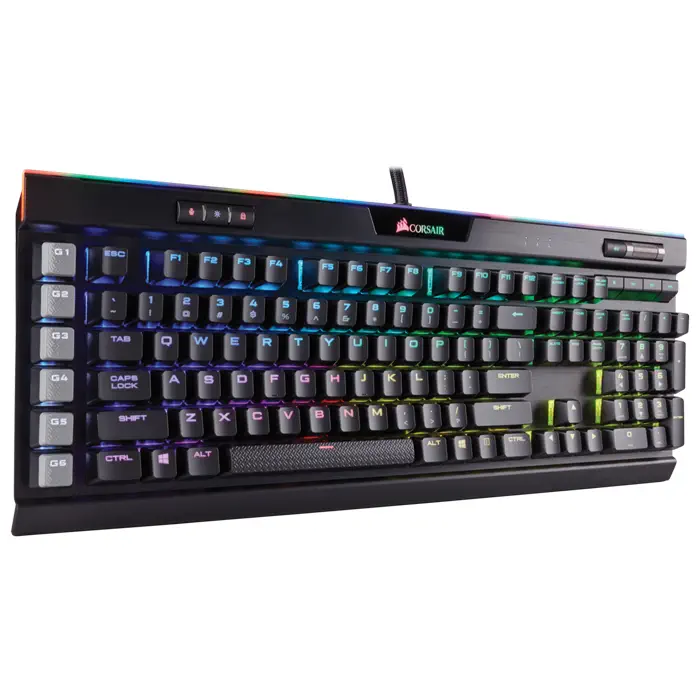 Corsair K95 RGB Platinum CH-9127012-TR Cherry MX Brown TR Q Mekanik Kablolu Siyah Gaming Klavye