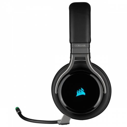 Corsair Virtuoso RGB Wireless Carbon CA-9011185-EU Mikrofonlu 7.1 Surround Kablosuz Gaming Kulaklık