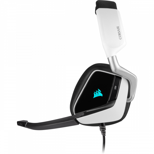 Corsair Void RGB Elite USB Beyaz CA-9011204-EU 7.1 Surround Mikrofonlu Kablolu Gaming Kulaklık