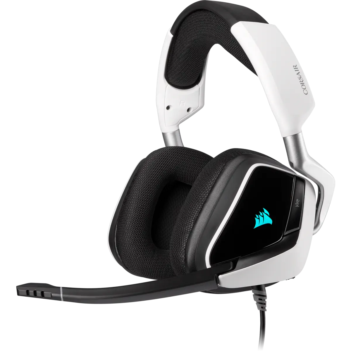 Corsair Void RGB Elite USB Beyaz CA-9011204-EU 7.1 Surround Mikrofonlu Kablolu Gaming Kulaklık