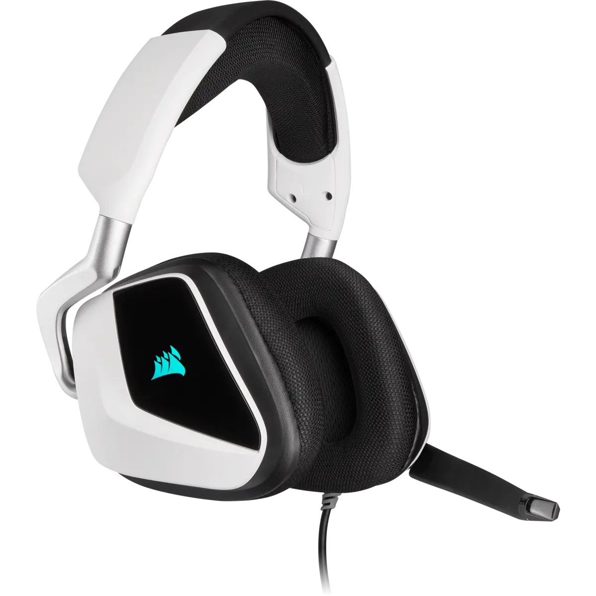 Corsair Void RGB Elite USB Beyaz CA-9011204-EU 7.1 Surround Mikrofonlu Kablolu Gaming Kulaklık
