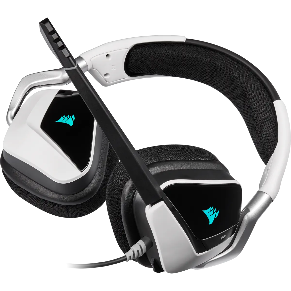 Corsair Void RGB Elite USB Beyaz CA-9011204-EU 7.1 Surround Mikrofonlu Kablolu Gaming Kulaklık
