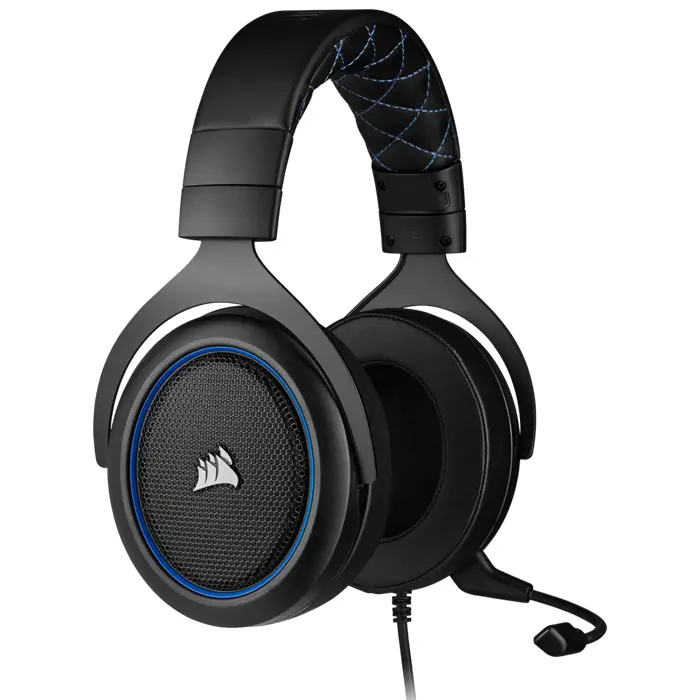 Corsair HS50 Pro Stereo Mavi CA-9011217-EU Mikrofonlu Kablolu Gaming Kulaklık
