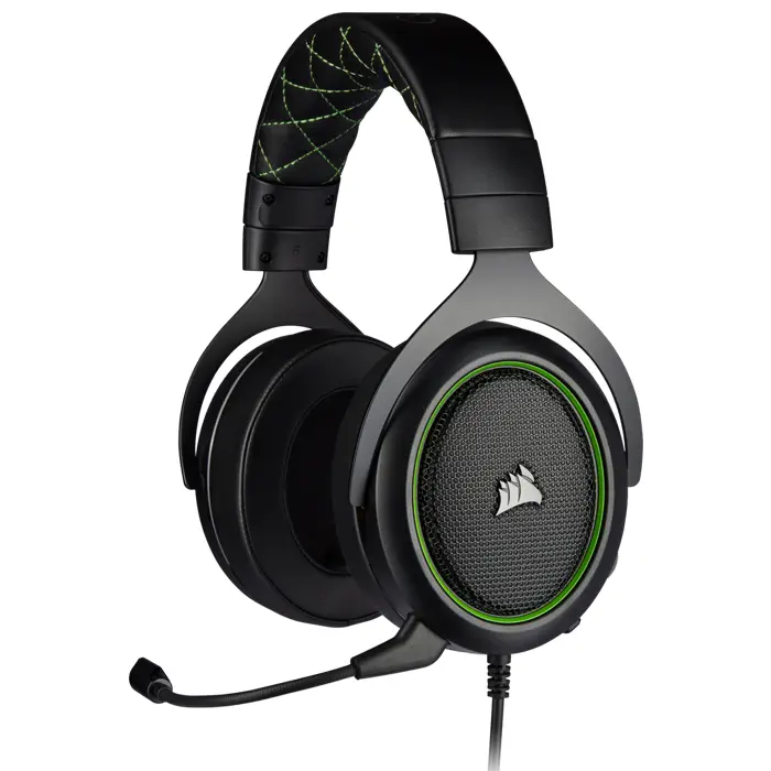 Corsair HS50 Pro Stereo Yeşil CA-9011216-EU Mikrofonlu Kablolu Gaming Kulaklık