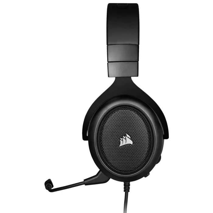 Corsair HS50 Pro Stereo Karbon Mikrofonlu Kablolu Gaming Kulaklık - CA-9011215-EU