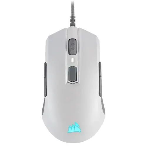 Corsair M55 RGB Pro Ambidextrous Multi-Grip Beyaz 12.400 DPI 8 Tuş Optik USB Kablolu Gaming Mouse - CH-9308111-EU