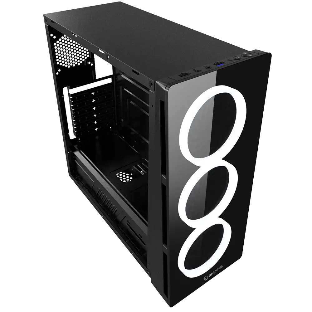 Everest Rampage X-Core HD Audio USB 3.0 Pencereli ATX Siyah Mini Tower Gaming Kasa