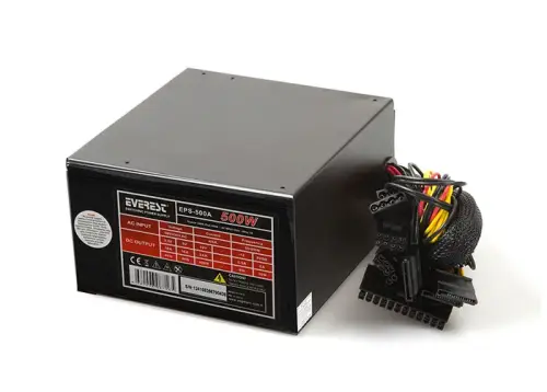 Everest EPS-500A 500W 12cm Fanlı Power Supply