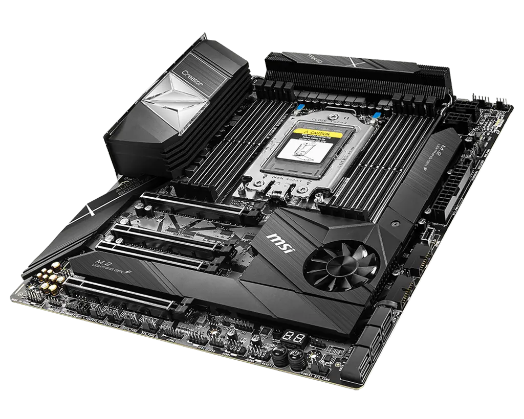 MSI Creator TRX40 AMD TRX40 Soket sTRX4 DDR4 4666(OC)Mhz E-ATX Gaming Anakart