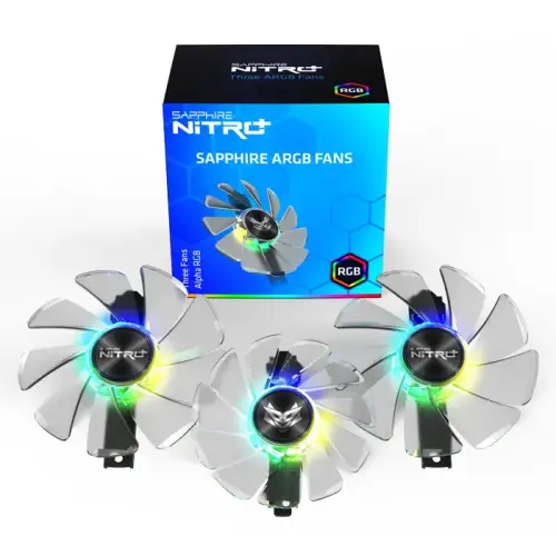 Sapphire 4N004-03-20G Nitro+ RX 5700 ARGB 3`lü Fan Seti