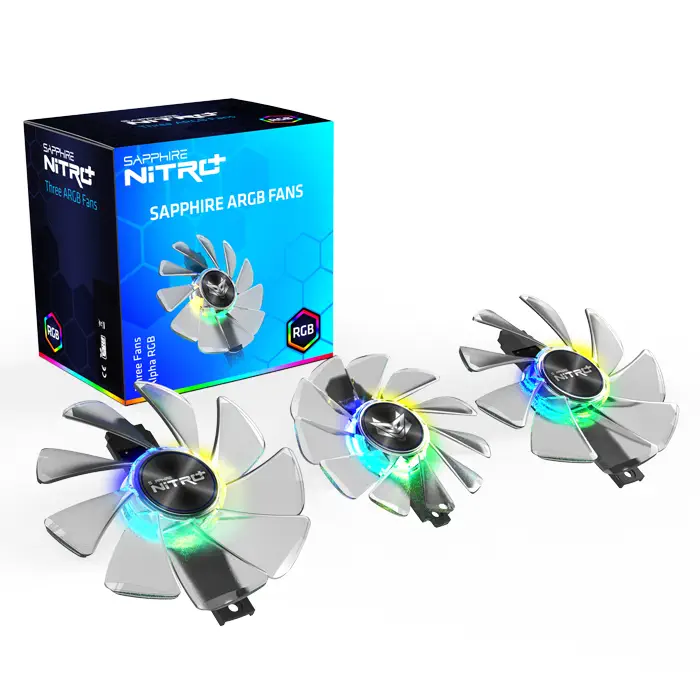 Sapphire 4N004-03-20G Nitro+ RX 5700 ARGB 3`lü Fan Seti