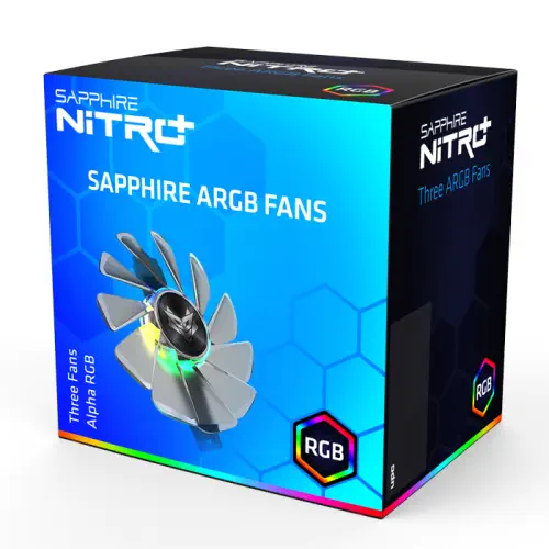 Sapphire 4N004-03-20G Nitro+ RX 5700 ARGB 3`lü Fan Seti