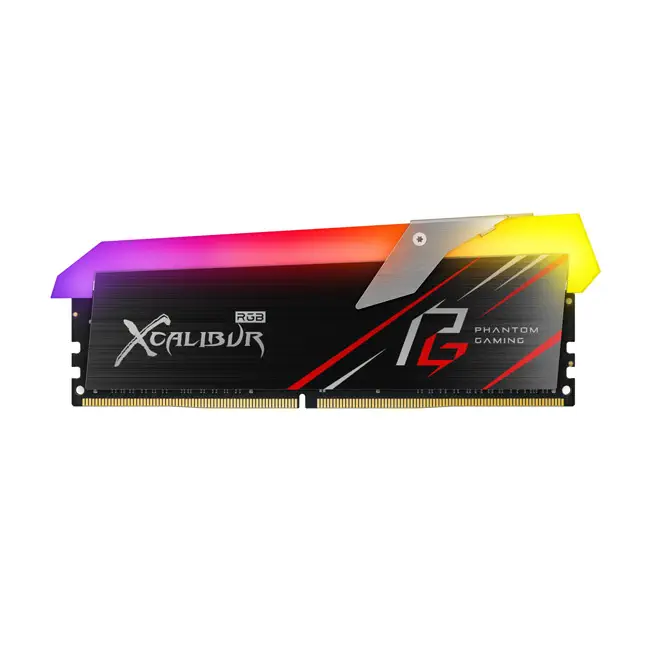 Team T-Force XCALIBUR RGB Phantom Gaming 16GB (2x8GB) DDR4 3200MHz CL16 Siyah Gaming Ram - TF8D416G3200HC16CDC01