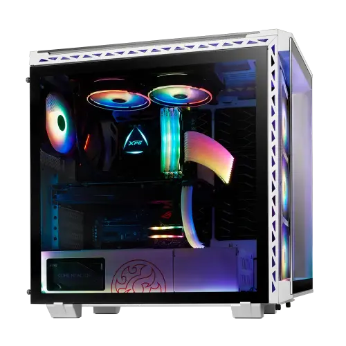 XPG Battlecruiser Temperli USB 3.0 E-ATX Mid-Tower Beyaz Gaming (Oyuncu) Kasa (BATTLECRUISER-WHCWW)