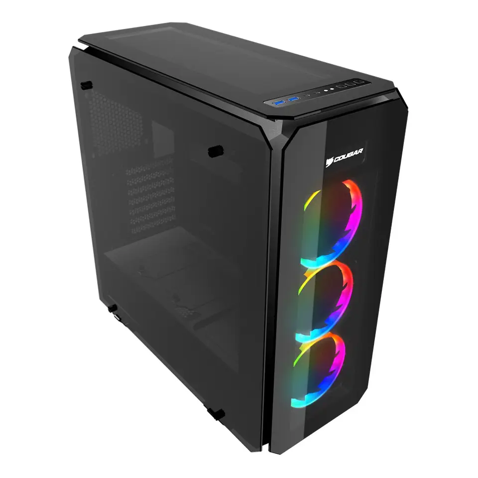 Cougar Puritas RGB CGR-5GMUB-RGB USB 3.0 Temperli Cam ATX Mid-Tower Gaming Kasa