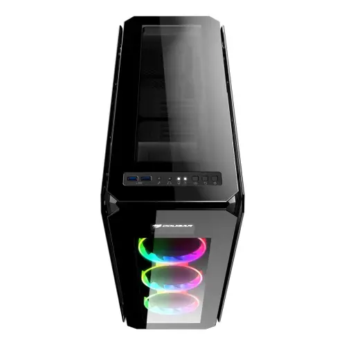 Cougar Puritas RGB CGR-5GMUB-RGB USB 3.0 Temperli Cam ATX Mid-Tower Gaming Kasa