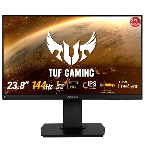 Asus TUF VG249Q 23.8″ 144Hz 1ms (HDMI+Analog+Display) FreeSync Full HD IPS Monitör