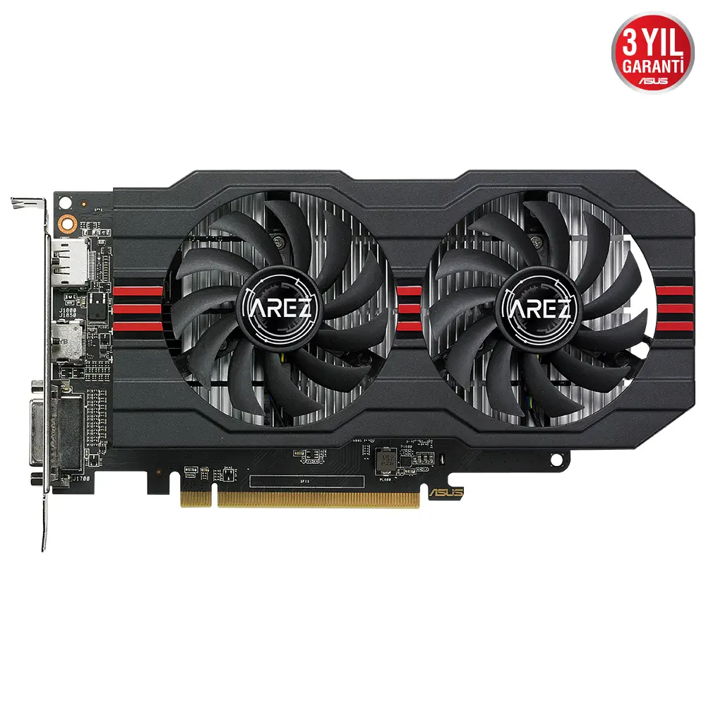 Asus AREZ-RX560-O4G-EVO AMD Radeon RX 560 4GB GDDR5 128Bit DX12 Gaming Ekran Kartı