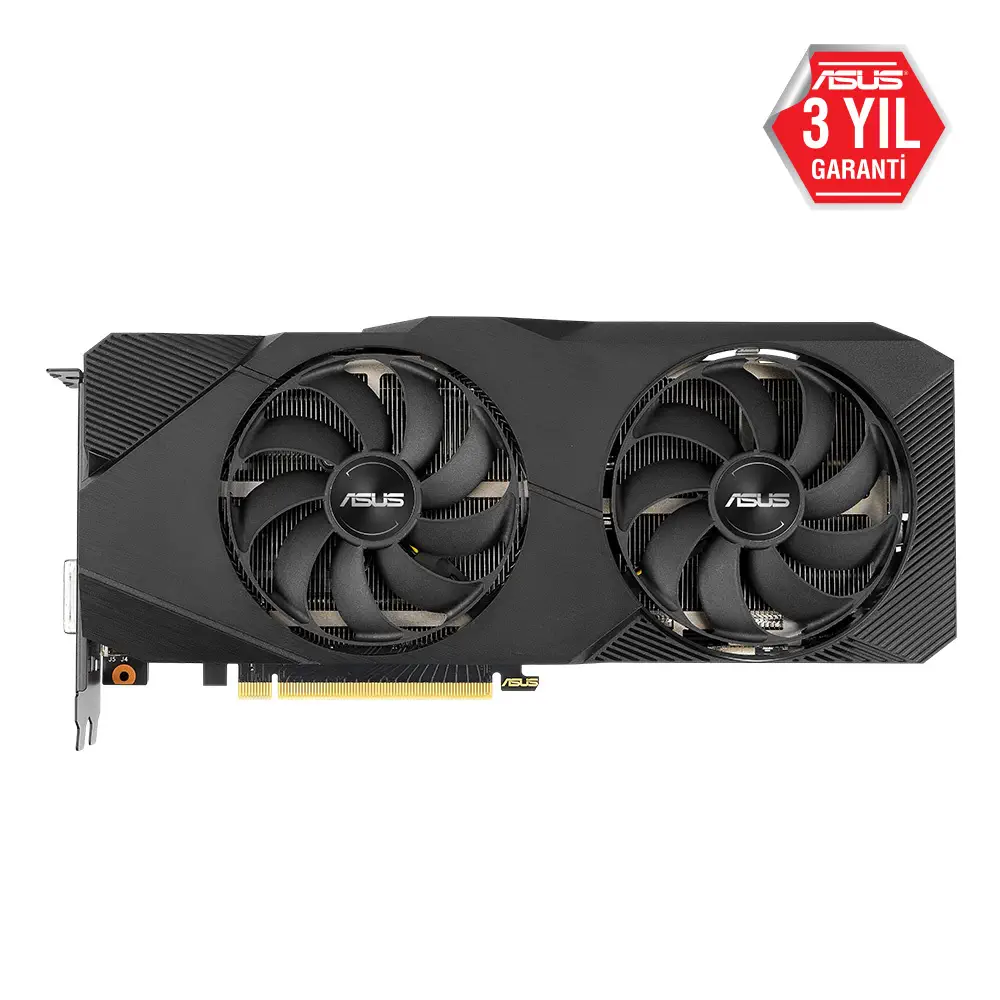 Asus Dual-RTX2070-8G-EVO GeForce RTX 2070 8GB GDDR6 256Bit DX12 Gaming Ekran Kartı