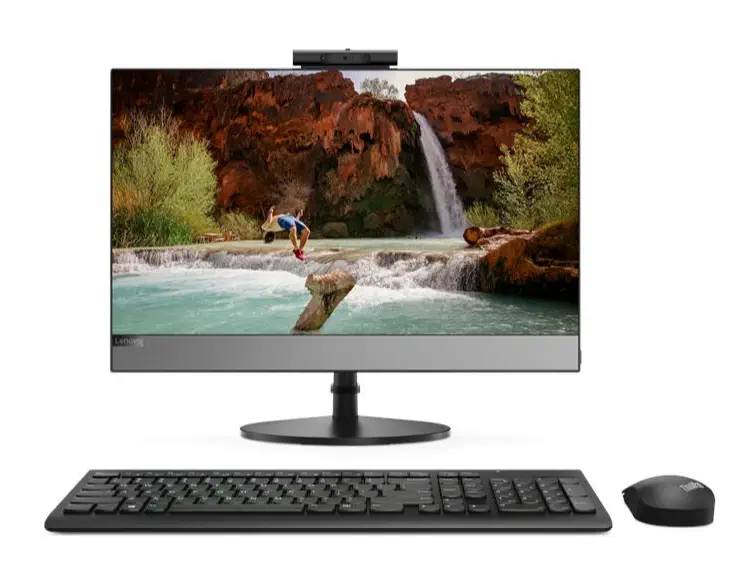 Lenovo V530 10US00QYTX i5-8500T 2.10GHz 8GB 1TB 256GB SSD 21.5″ Full HD FreeDOS All In One PC